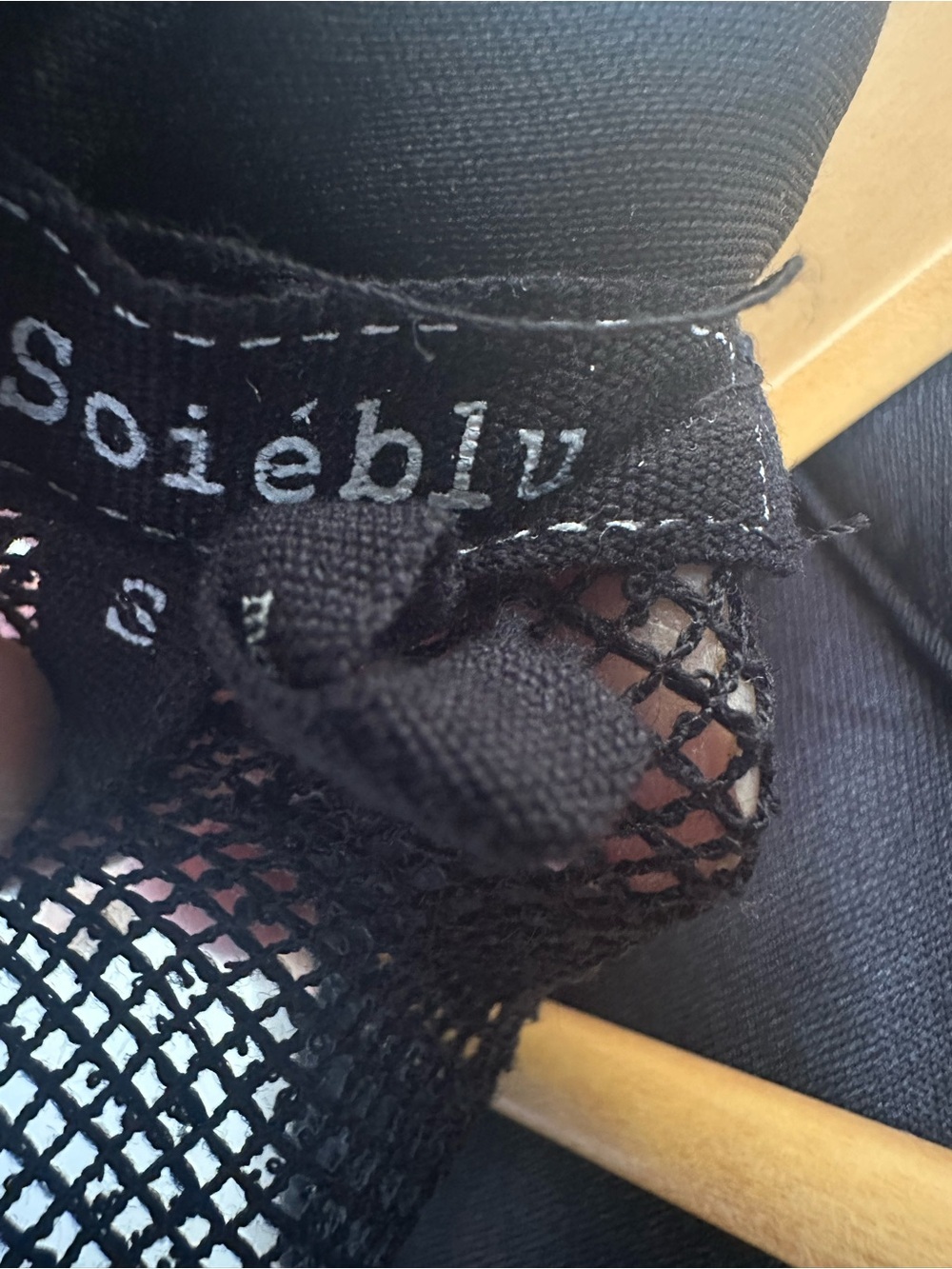 Soieblu Navy Crochet Sleeveless Midi Dress - Picture 5 of 6